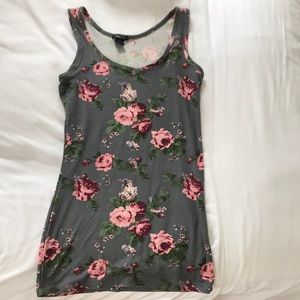 Polyester flower tank top